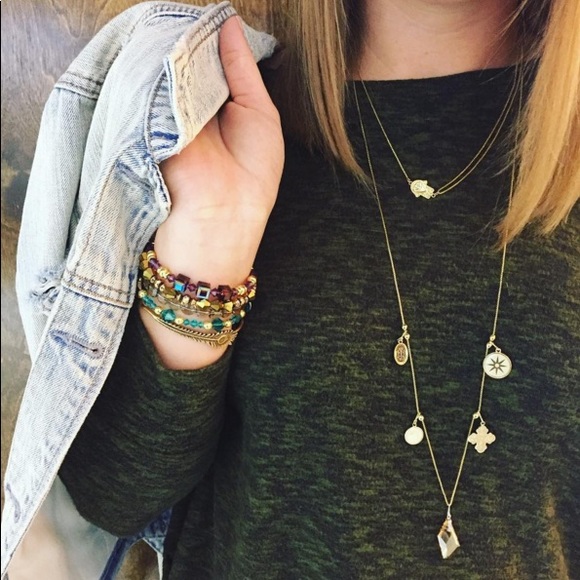 Alex and Ani Gold Hamsa Necklace - Picture 7 of 8